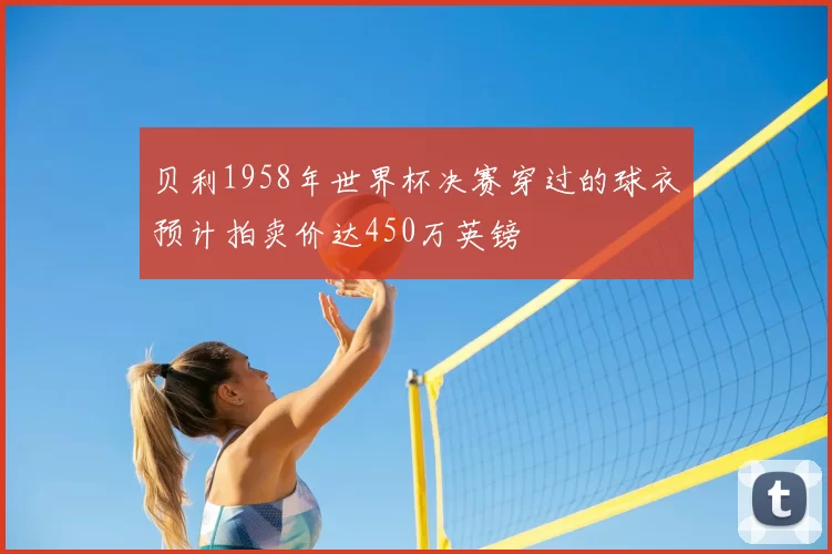 贝利1958年世界杯决赛穿过的球衣预计拍卖价达450万英镑