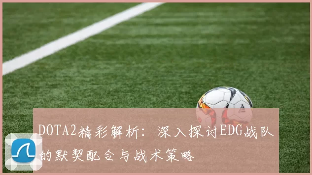 DOTA2精彩解析：深入探讨EDG战队的默契配合与战术策略